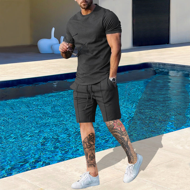 Herren Freizeit Set aus atmungsaktiver Baumwolle mit modernem Design Echoarchiv