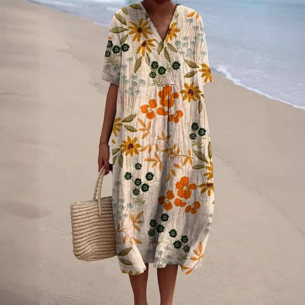 Echoarchiv | Bunte, Blumige Sommerkleid