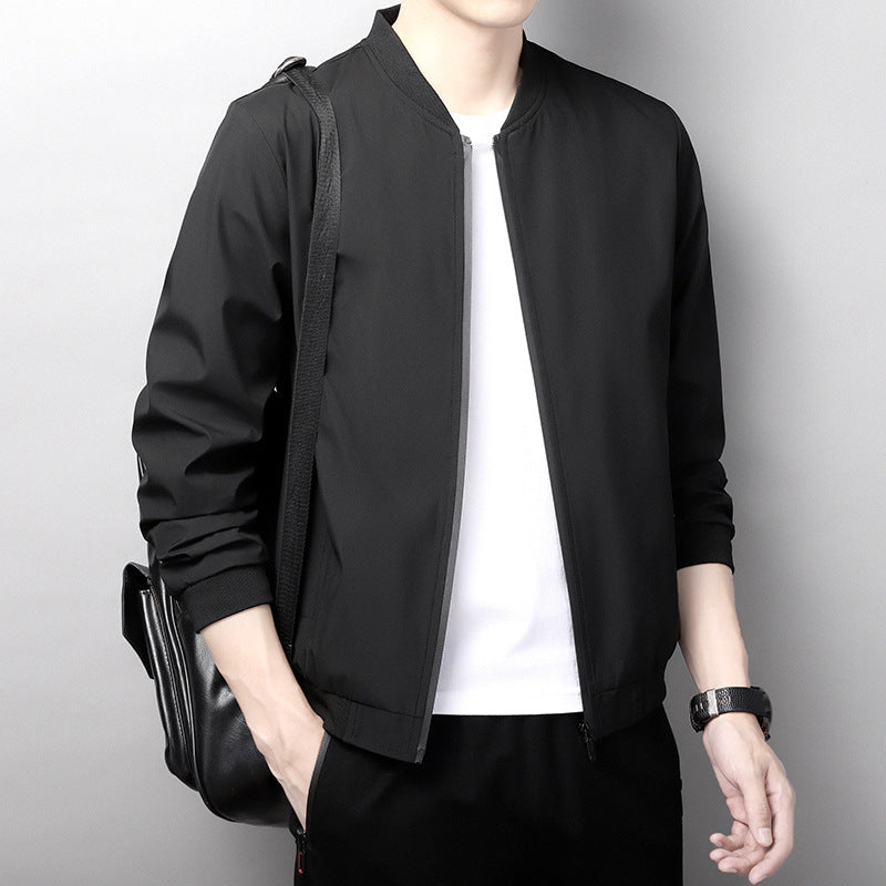 Herren modische Bomberjacke mit sportlichem Design und elastischen Bündchen Echoarchiv