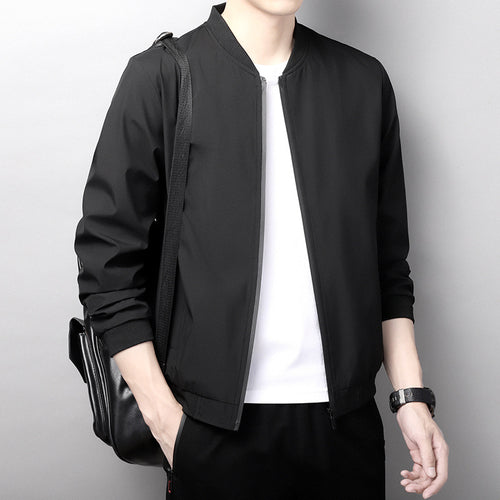 Herren modische Bomberjacke mit sportlichem Design und elastischen Bündchen Echoarchiv