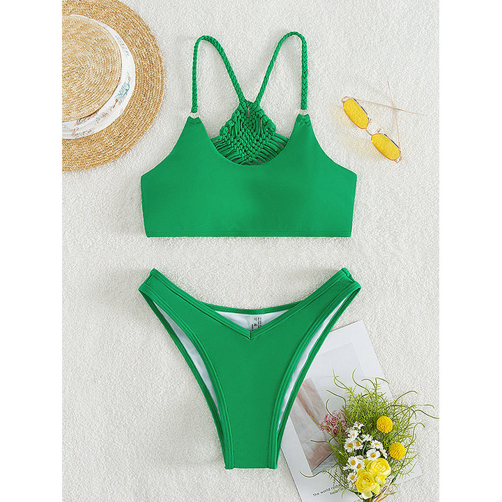 Damen Hochtailliertes Bikini-Set mit raffiniertem Schnitt Echo Archiv