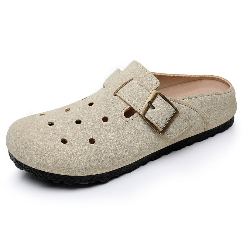 Damen nan lässiger Clog-Slipper mit verstellbarer Schnalle und ergonomischem Komfortfußbett Echo Archiv