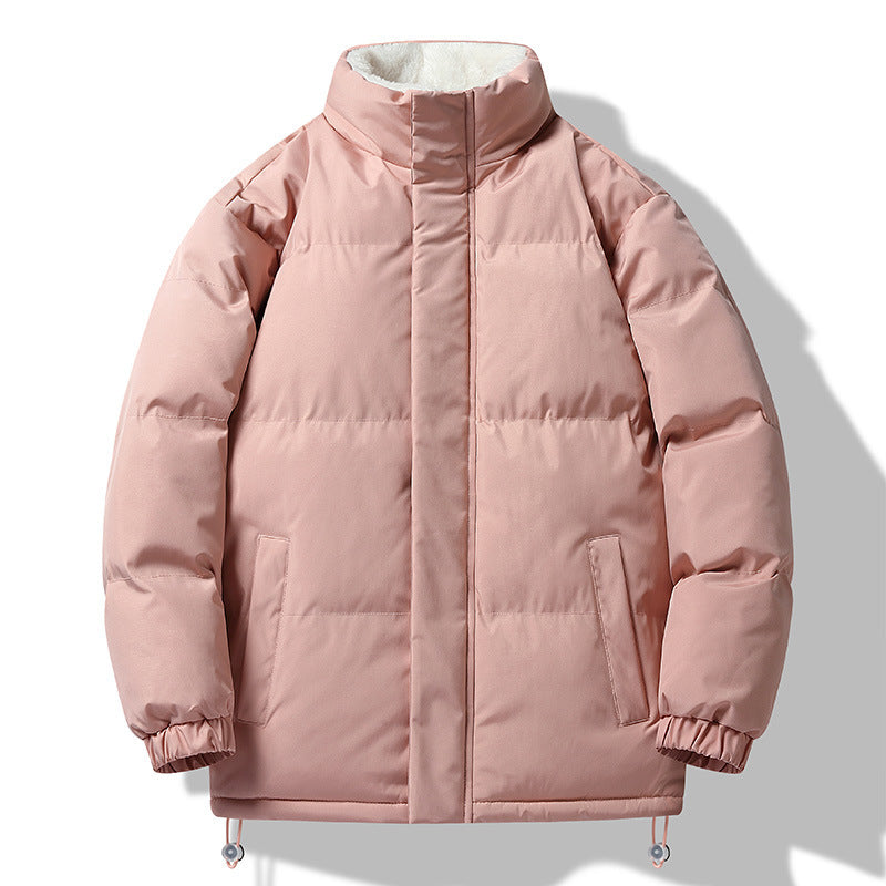 Herren Wattierter Kurzparka mit hohem Stehkragen Teddyfutter elastischen Bündchen und Kordelzug Echo Archiv