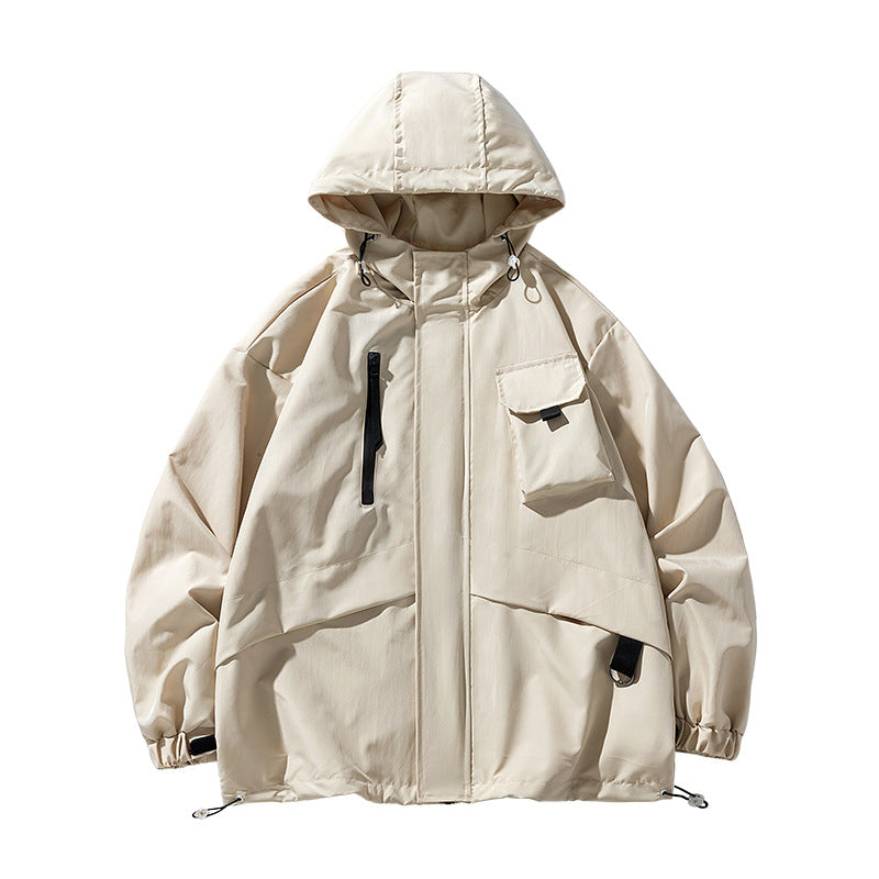 Herren Winddichtes Parka-Jacke Echoarchiv