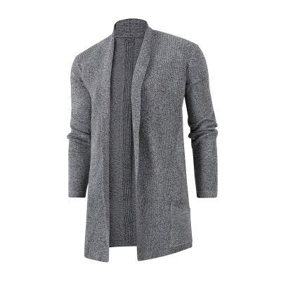 Herren Strickjacke mit offenem Schnitt und praktischen Taschen Echoarchiv