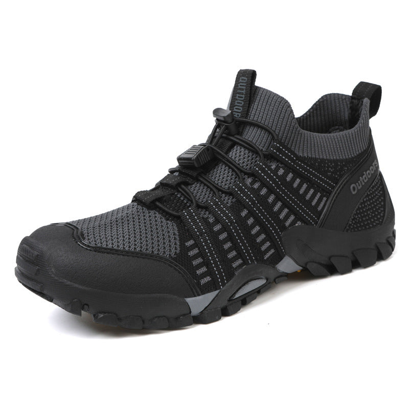 Unisex nan knöchelhoher Funktions-Sneaker mit Schutzkappe, Schnellzugverschluss und profilierter Gummisohle Echo Archiv