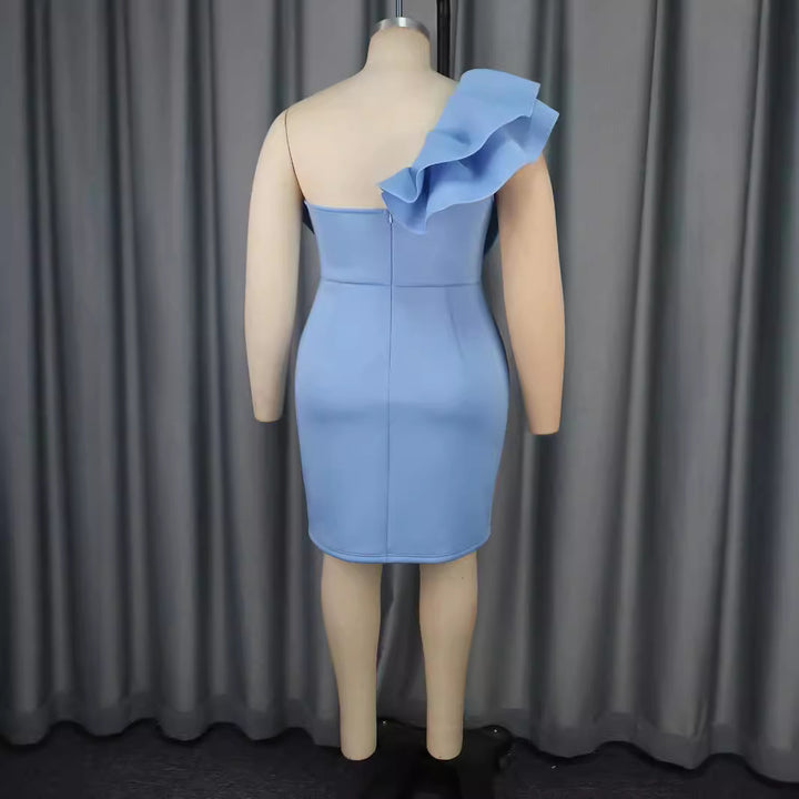 Damen figurbetontes Cocktailkleid mit voluminösem Schleifendesign Echo Archiv