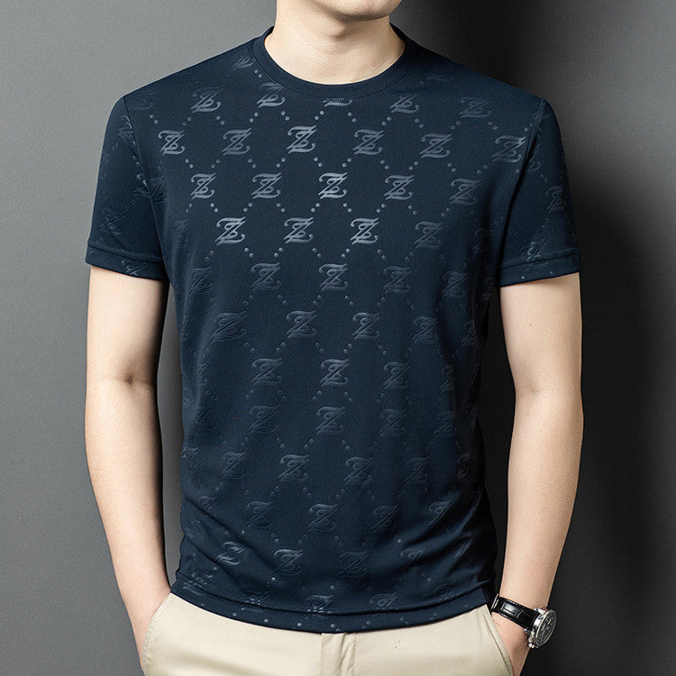Herren modernes T-Shirt mit stylishen Muster Echoarchiv