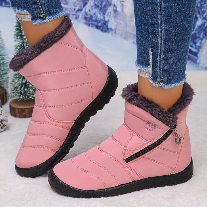 Damen Thermo-Winterstiefel mit kuscheligem Innenfutter und seitlichem Reißverschluss Echoarchiv