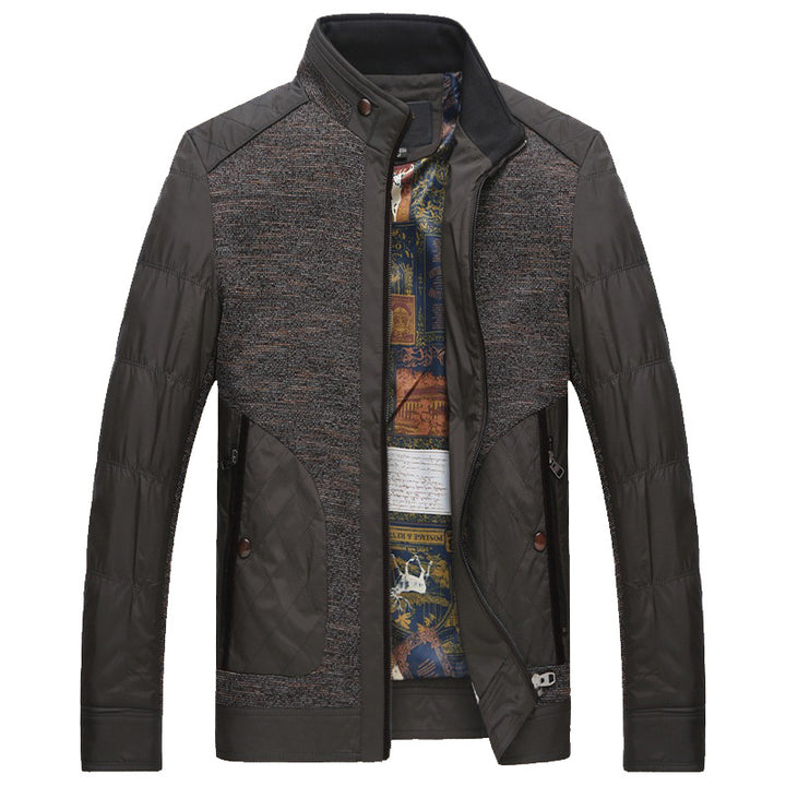 Herren Winterjacke Mit Dekorativem Futter Echoarchiv