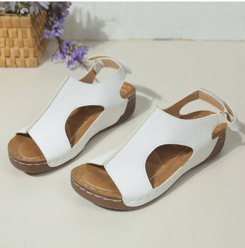 Damen Sportlich-elegante Komfort-Sandalen mit gepolstertem Fußbett und verstellbaren Klettverschlüssen – Sorelia