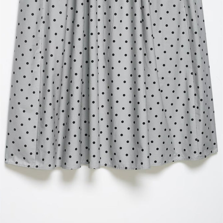 Damen Midi-Rock mit verspieltem Punkte-Design und elastischem Taillenzug Echo Archiv