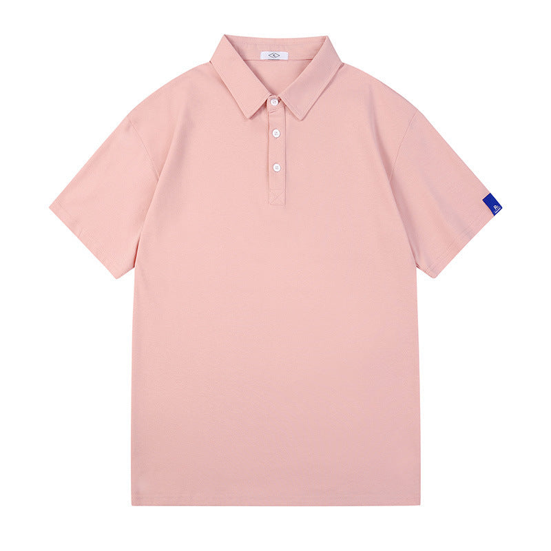 Herren atmungsaktives Poloshirt mit knopfverzierten Details Echoarchiv