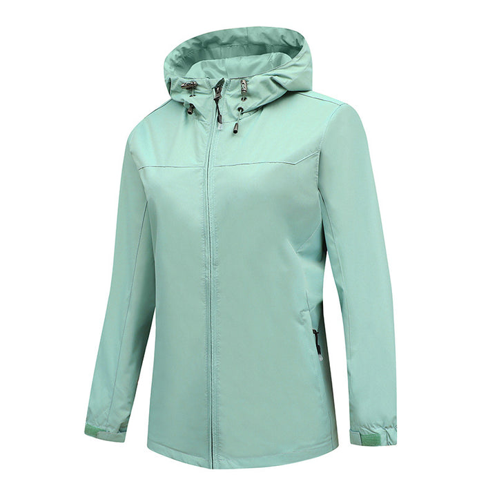 Herren ultraleichte packbare Regenjacke mit verstellbarer Kapuze und elastischen Manschetten Echo Archiv