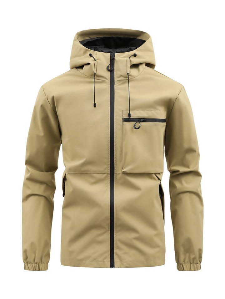 Herren wasserdichte Regenjacke mit atmungsaktivem Futter Echoarchiv