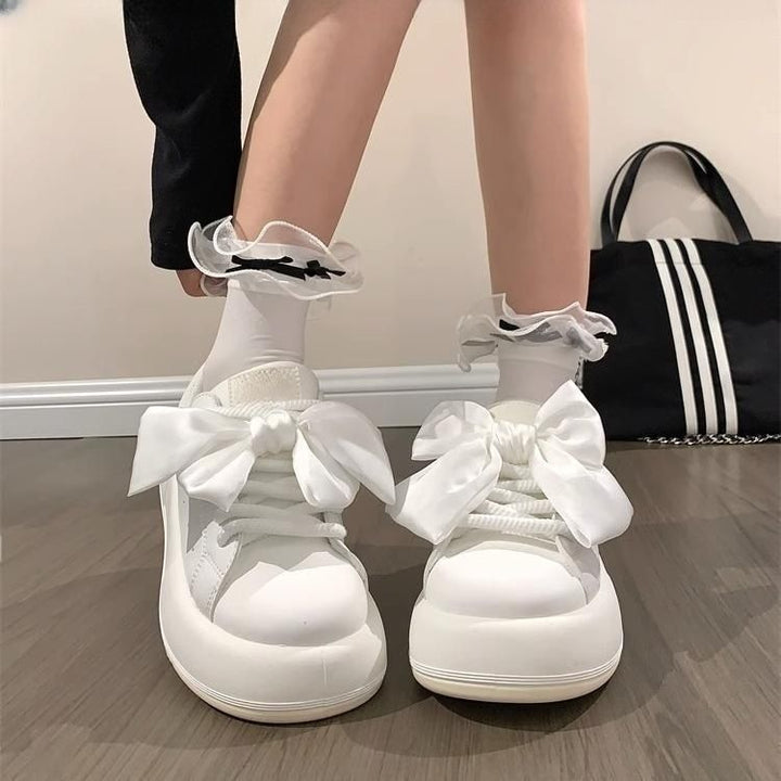 Damen Sneakers mit modischem Schleifen-Design und Komfort-Sohle Echo Archiv