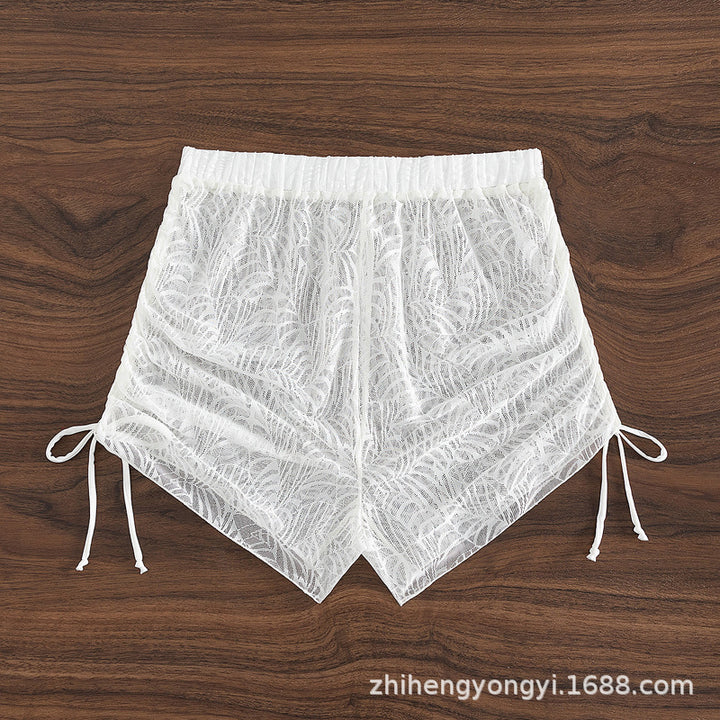 Damen Transparente Strandshorts Echo Archiv