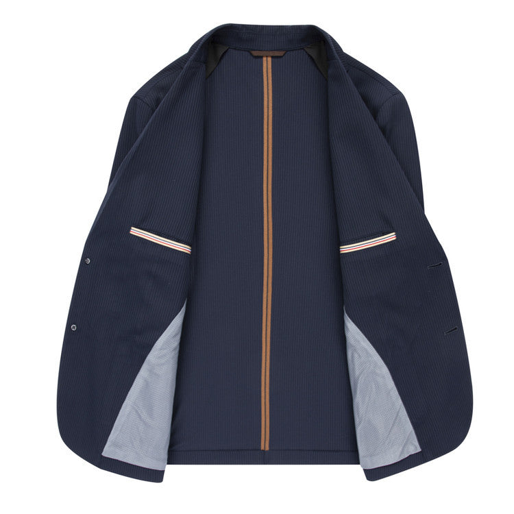 Herren elegante Blazerjacke mit feinen Streifen Echoarchiv