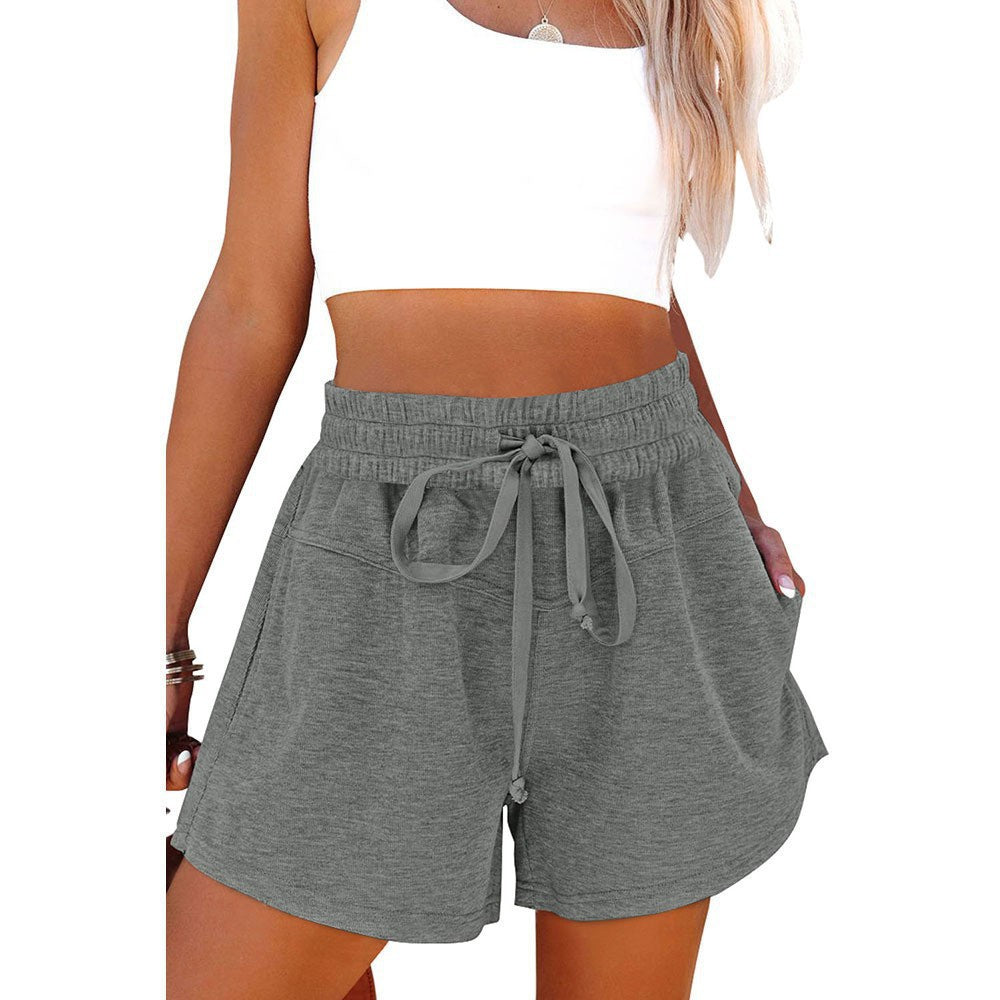 Damen lässige Sportshorts mit elastischem Bund und praktischen Seitentaschen Echo Archiv