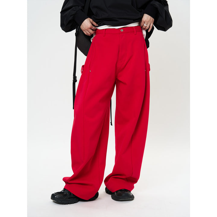 Damen Extraweite Jersey-Sweathose im Palazzoschnitt mit aufgesetzter Utility-Tasche Echoarchiv