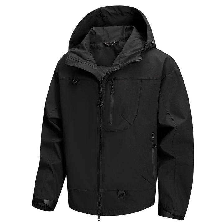Herren wasserdichte Freizeitjacke mit praktischen multifunktionalen Taschen Echoarchiv