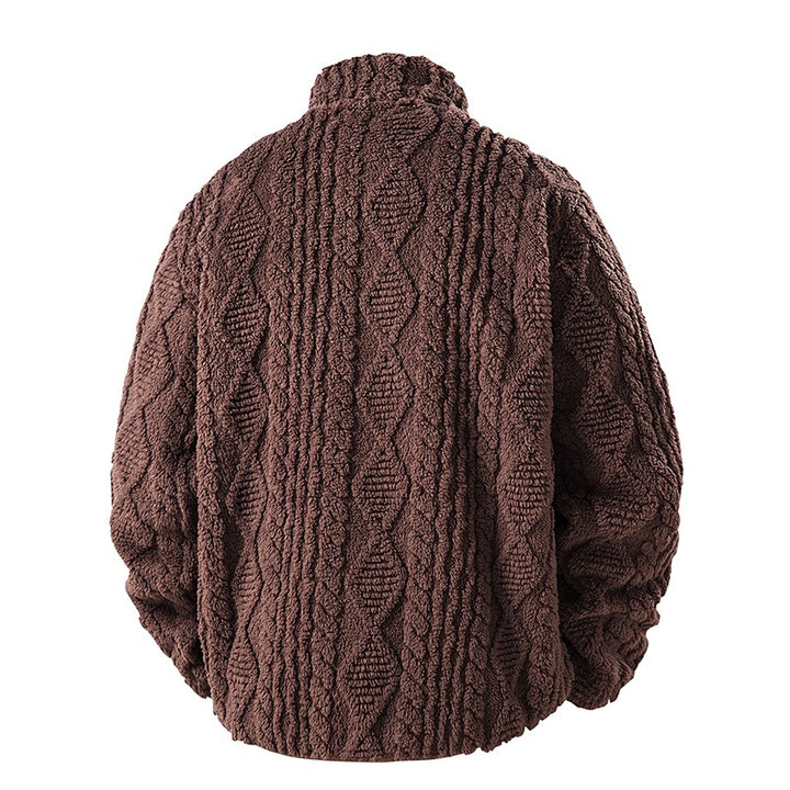 Herren Kuschelige Fleecejacke Echo Archiv
