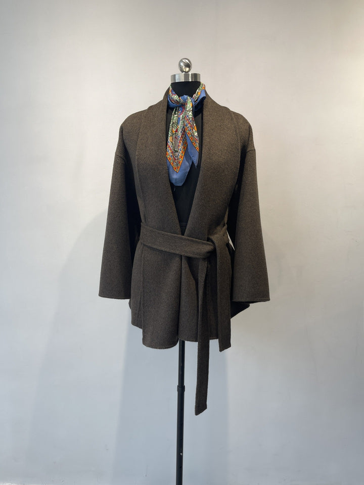 Damen Eleganter Wickelcardigan Echoarchiv