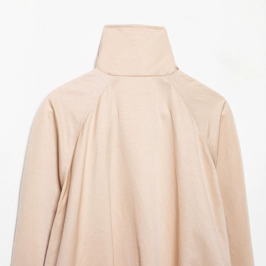 Damen Oversize-Übergangsjacke mit hohem Stehkragen und elastischem Saum Echoarchiv