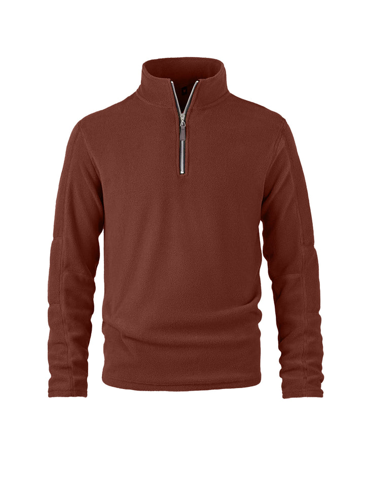 Herren Fleece Pullover mit durchgehendem Reißverschluss Echoarchiv