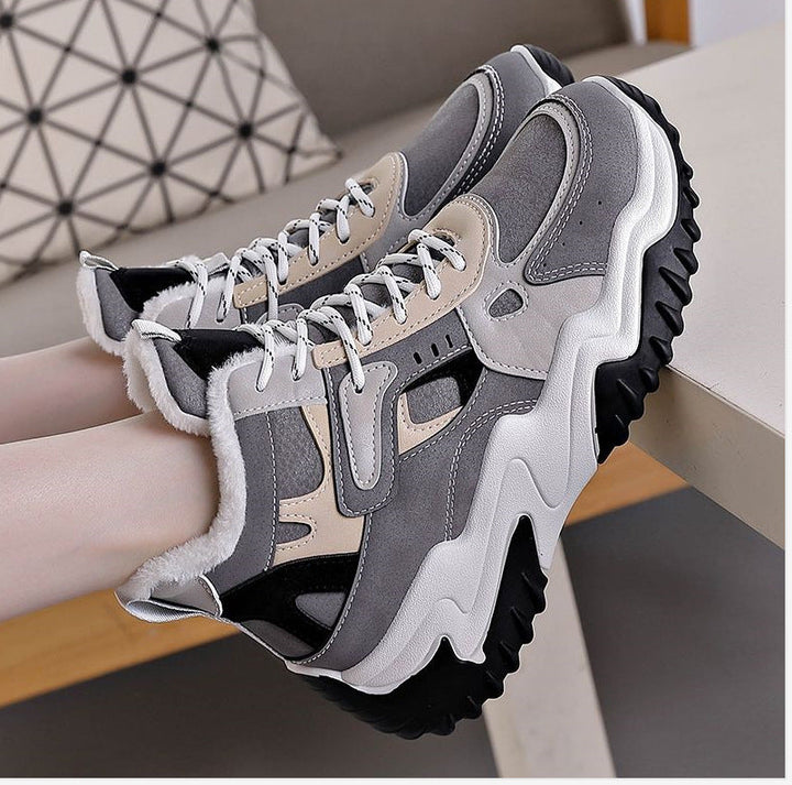 Damen Hohe Sneakers mit wärmendem Innenfutter und strukturiertem Design Echo Archiv