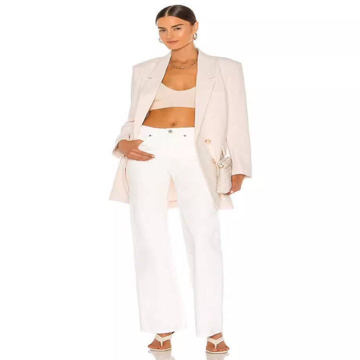 Damen Longline Oversize‑Blazer im Double‑Breasted Tailoring mit verlängertem Schnitt Echoarchiv