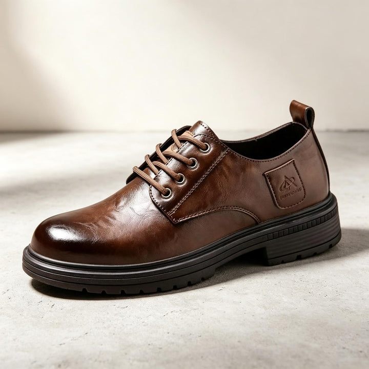 Herren Hochwertige Leder Schnürschuhe Echoarchiv