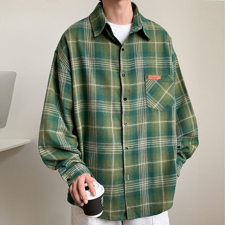 Herren Karierter Flanellhemd – Arvello