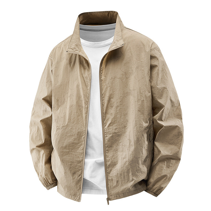Herren Leichte Winddichte Übergangsjacke Echo Archiv