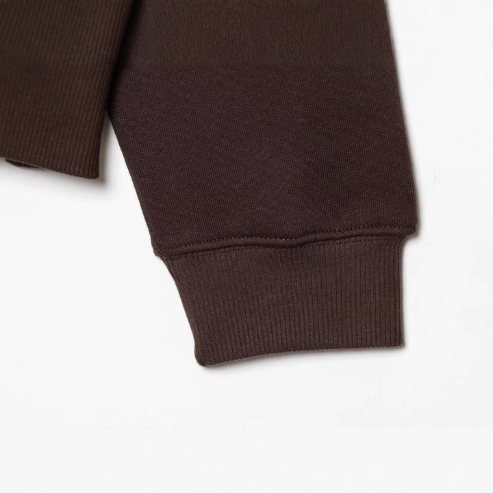 Damen Cropped Boxy Sweatshirt mit 3D-Schleifenapplikation Echoarchiv