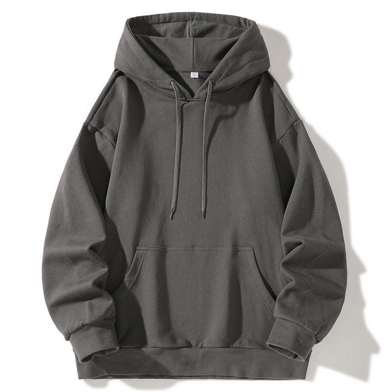 Unisex Oversize Kapuzenpullover aus schwerer Baumwollmischung mit Kängurutasche Echoarchiv