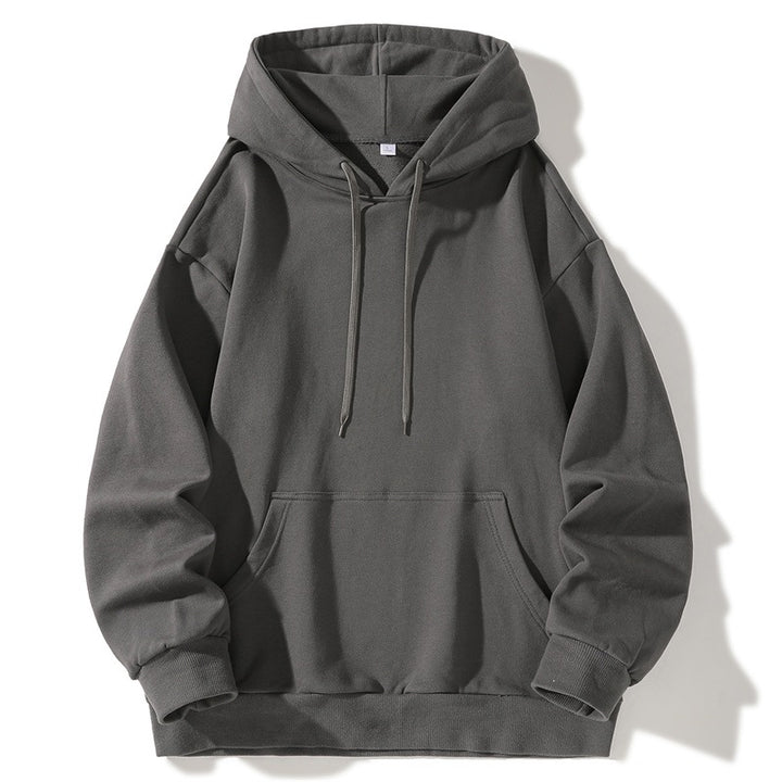 Unisex Oversize Kapuzenpullover aus schwerer Baumwollmischung mit Kängurutasche Echoarchiv