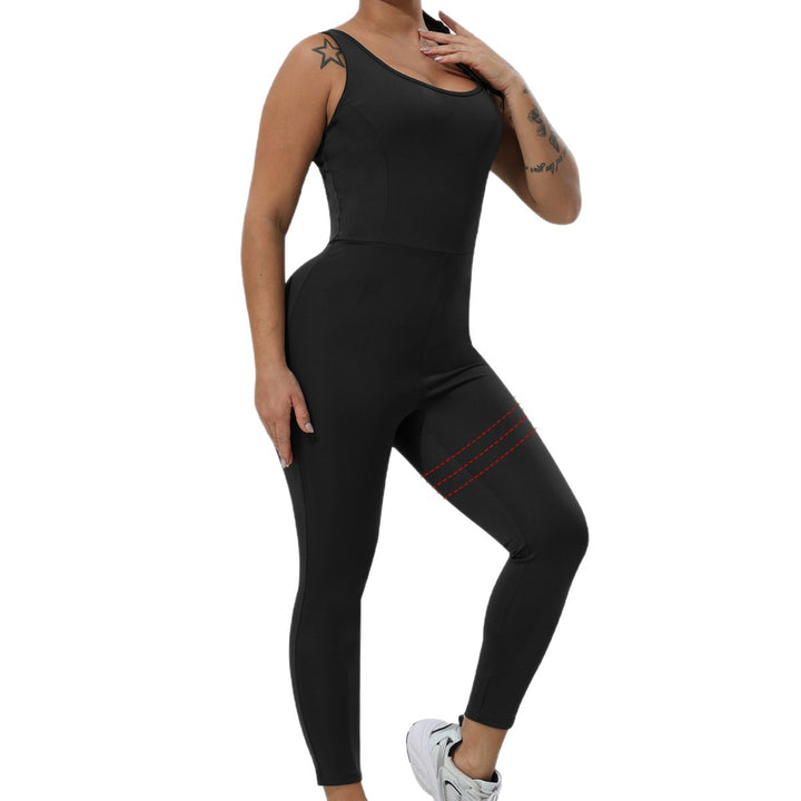 Damen Formender Sport-Einteiler mit hohem Taillenbund und Shaping-Effekt echoarchiv-