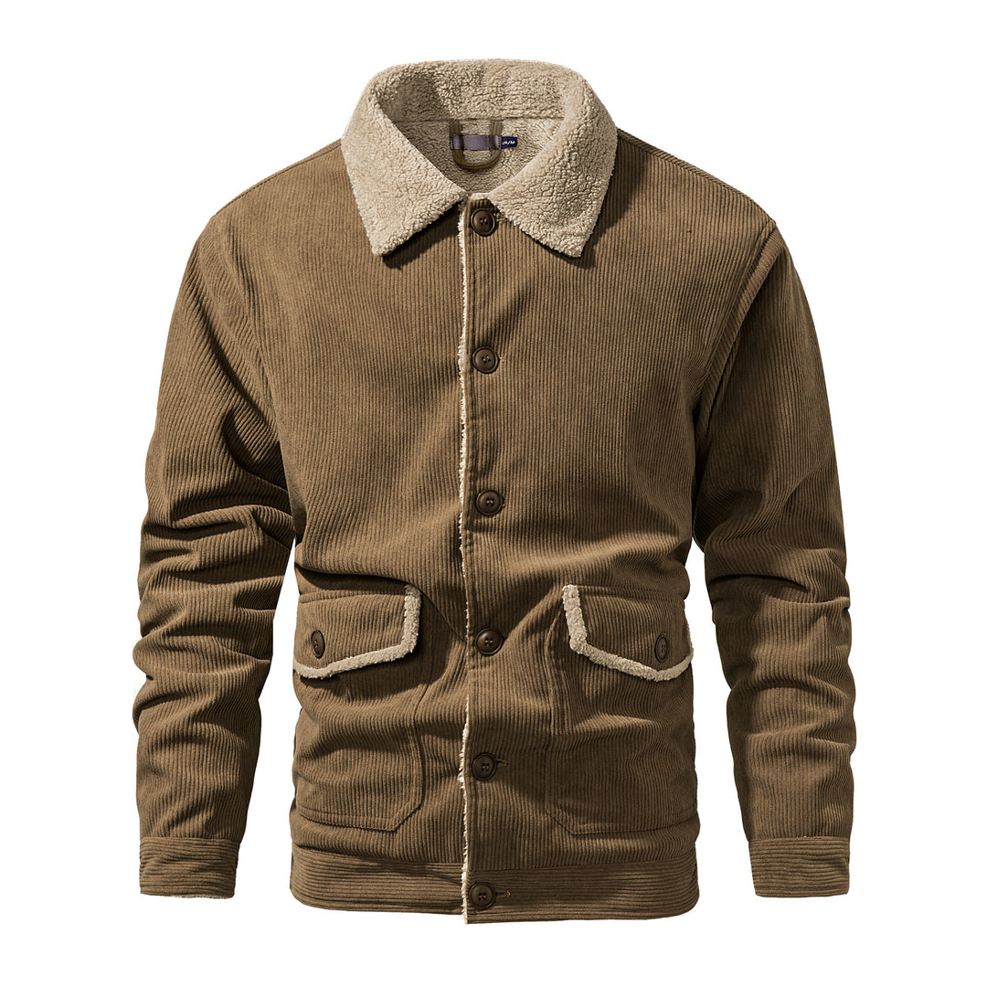 Herren Cord-Jacke mit bequemem Teddyfutter Echoarchiv