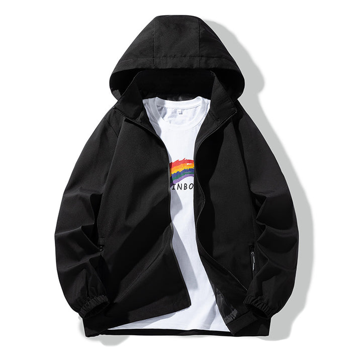 Unisex Minimalistische Softshell-Hoodie mit wasserabweisender Beschichtung, Kapuze & verdeckten Reißverschlusstaschen Echo Archiv