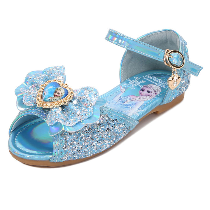 Mädchen Glitzernde Sandalen mit einzigartigem Blumenmotiv Echo Archiv