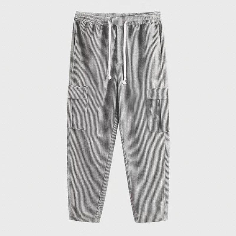 Herren Freizeithose mit Seitentaschen und elastischem Bund Echoarchiv