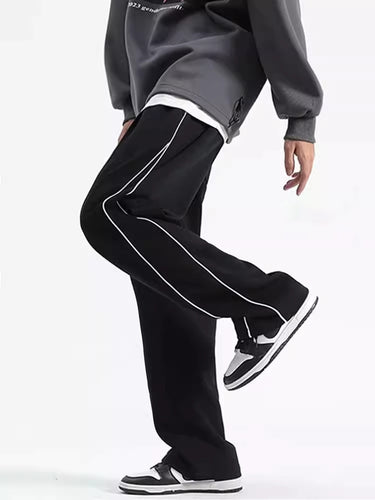 Herren Lässige und elegante Sporthose mit seitlichen Akzenten Echoarchiv
