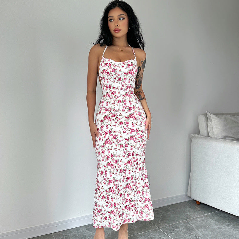 Damen Maxikleid mit floralem Muster Echo Archiv