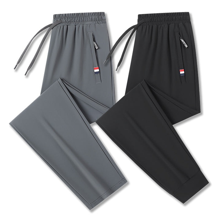 Herren Sportliche Freizeit-Hose mit elastischem Bund Echo Archiv