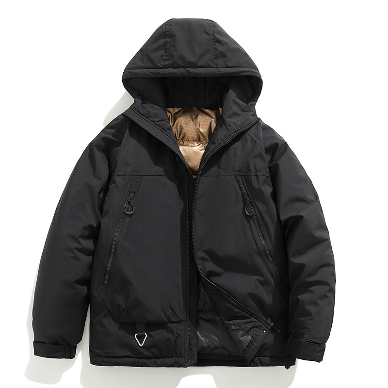 Herren dicke Outdoor-Winterjacke mit isolierendem Innenfutter Echoarchiv