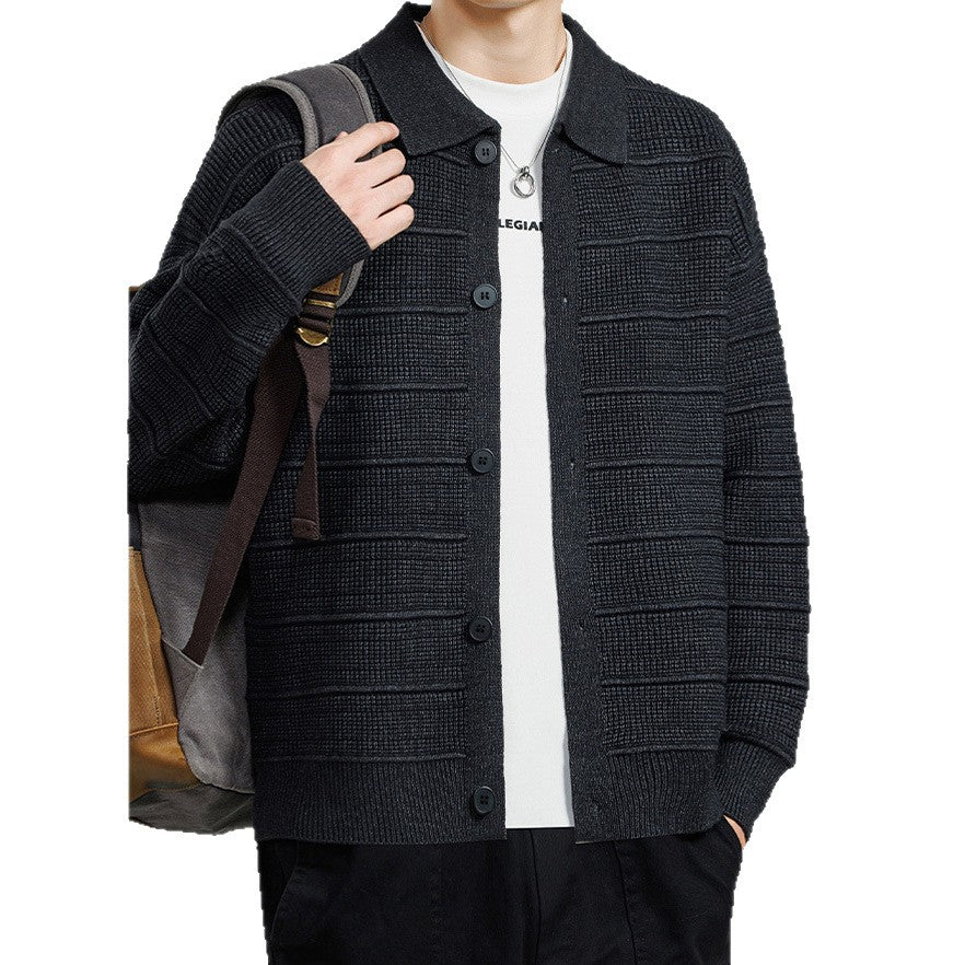 Herren Modische Strickjacke Echo Archiv