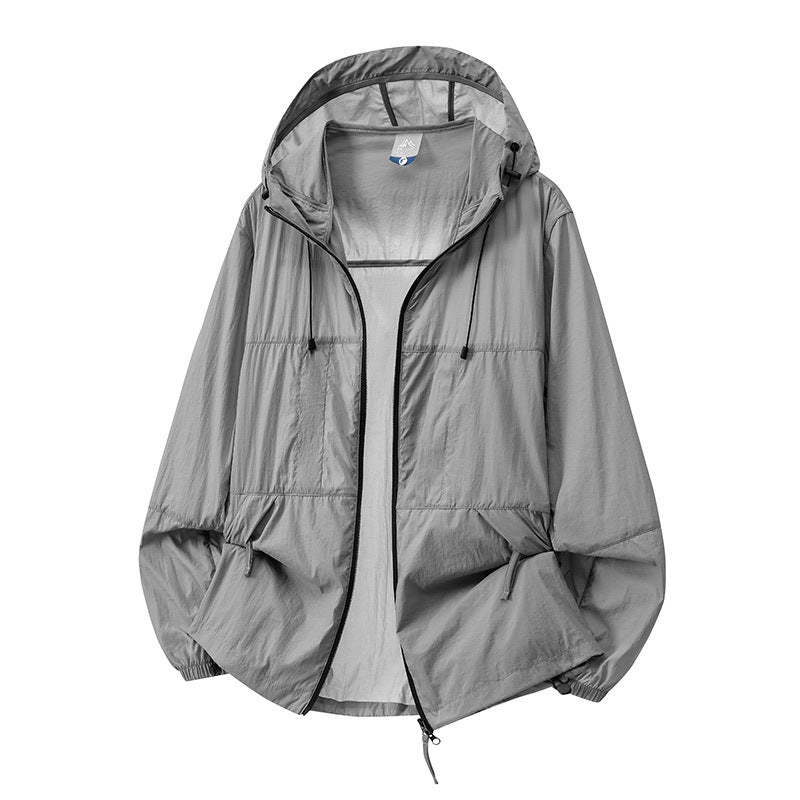 Herren Leichte Outdoor-Windjacke mit Kapuze Echo Archiv