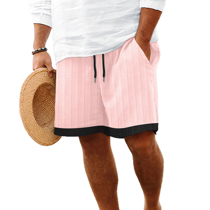 Herren strukturierte Strandshorts Echoarchiv