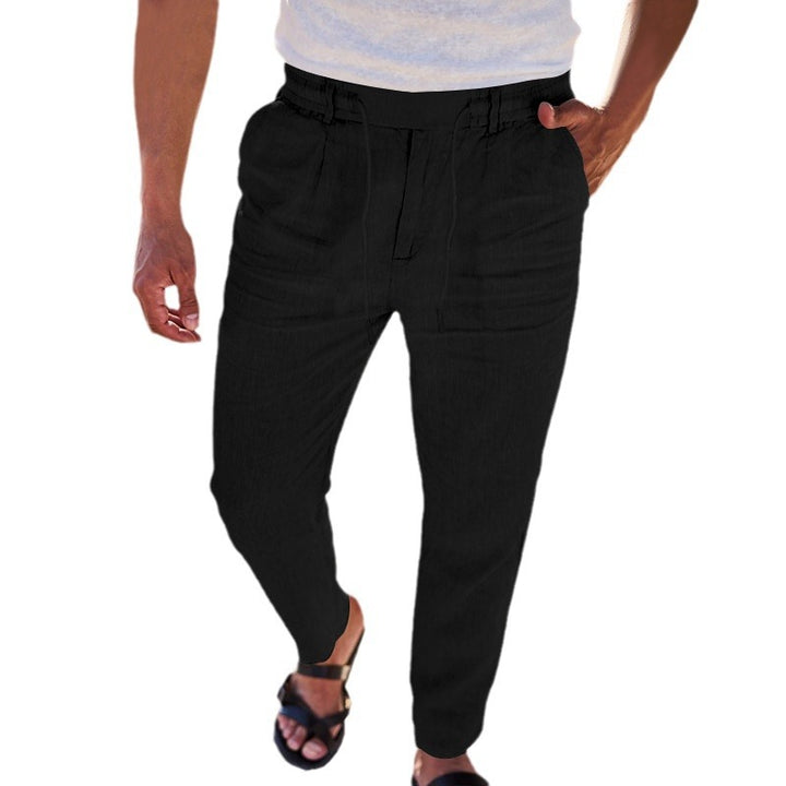 Herren bequeme Chino-Hose mit elastischem Bund und praktischen Taschen Echoarchiv